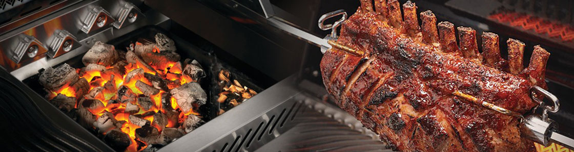 Want the charcoal flavour on a gas BBQ? Hybrid BBQs - The BBQ King - One of  Australia's Leading BBQ Stores